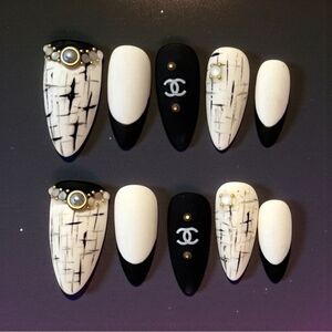 Custom Handmade Reusable Designer Press On Nails